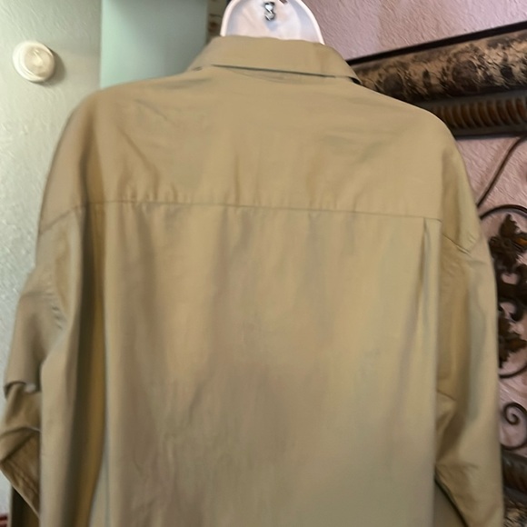Calvin Klein Button Down Shirt green Sz 16.5 (34-35) - Picture 7 of 12